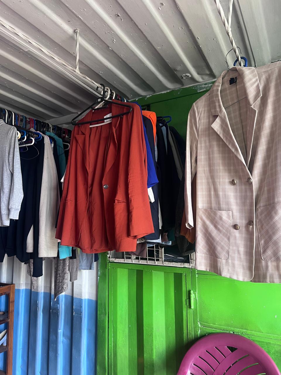 Additional clothing display inside the KCH Thrift Shop